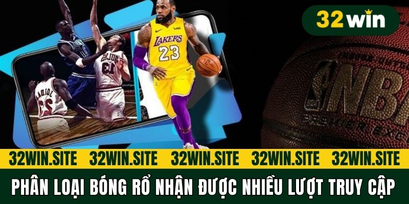 Phân loại bóng rổ nhận được nhiều lượt truy cập
